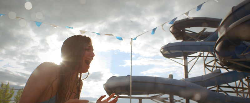 кадр из фильм Пункт назначения. Аквапарк