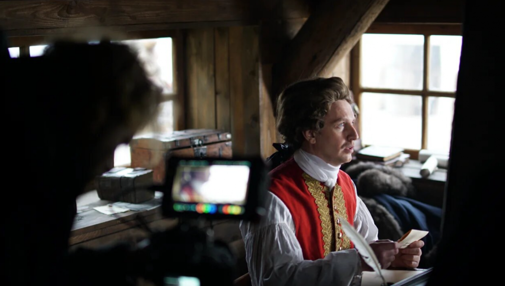 на съемках цикла Империя