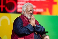 45 ММКФ: фоторепортаж с церемонии закрытия, председатель жюри, индийский кинематографист Рахуль Равель 