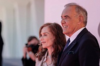 Церемония открытия 78 Международного Венецианского фестиваля, Изабель Юппер и Альберто Барбера