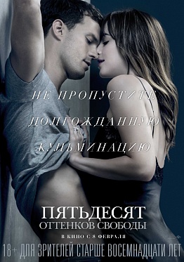 Итоги уикенда с 8 по 11 февраля 2018 года: «Пятьдесят оттенков свободы» - очевидный лидер