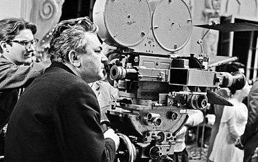 Сергей Бондарчук на съемках фильма «Война и мир»