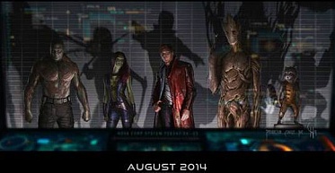 Студия Marvel начинает съемки фильма «Стражи галактики»