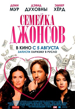 Деми Мур и Дэвид Духовны в комедии «Семейка Джонсов» Деми Мур и Дэвид Духовны в комедии «Семейка Джонсов»