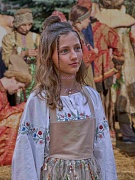 на съемках фильма Царевна Несмеяна