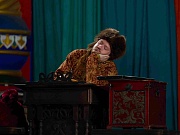 на съемках фильма Царевна Несмеяна