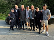 на съемках фильма Беги