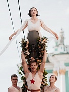 на съемках фильма Шум времени