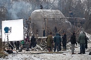 на съёмках фильма Медный всадник России