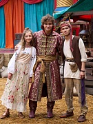 на съемках фильма Царевна Несмеяна