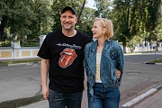 фото со съемок фильма Синий и Пурпурная