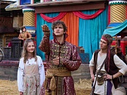 на съемках фильма Царевна Несмеяна