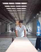 на съемках фильма Дополнительное время