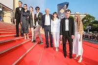 Церемония закрытия 30 Кинотавра, съемочная группа фильма "Бык"