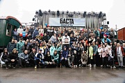фото со съемок Баста. Начало игры