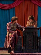 на съемках фильма Царевна Несмеяна