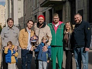 на съемках фильма Я призрак