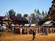 на съемках фильма Царевна Несмеяна