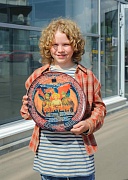 на съемках фильма Богатыри