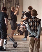 на съемках фильма Дополнительное время