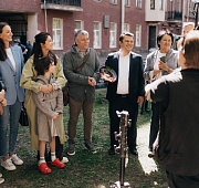 На съемках фильма Волшебная лампа