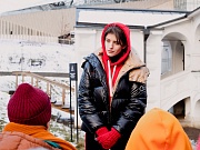 на съёмках фильма Комета Галлея