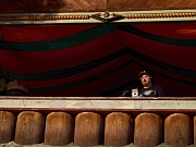 на съемках фильма Царевна Несмеяна