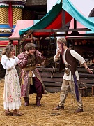 на съемках фильма Царевна Несмеяна