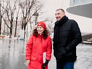 на съёмках фильма Комета Галлея