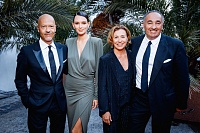 Церемония закрытия 31 Открытого российского кинофестиваля Кинотавр, Федор Бондарчук, Паулина Андреева и Александр Роднянский с супругой Валерией