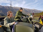 на съемках фильма Гирокастра