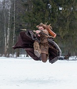 на съемках фильма Вещий Олег